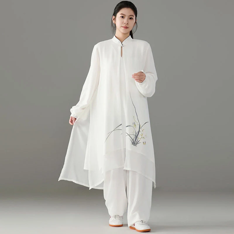 Premium Unisex Tai Chi Kung Fu Practice Uniform Set 2026 New Spring-Summer Lightweight Fabric for Qigong & Daily Practice