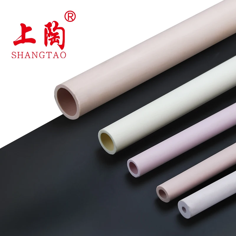 99% keramik aluminium lengan kekerasan baik Zirconia keramik tabung pabrik dari Cina
