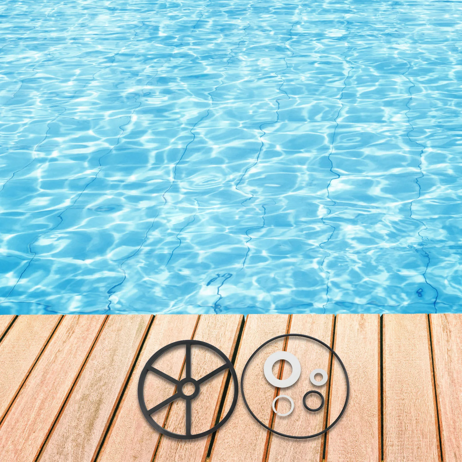 Umlenkerdichtung, Mehranschlussventil, Poolwartung, passend für verschiedene Modelle, zuverlässige Ventilersatz-Umlenkerdichtung für Poolventil