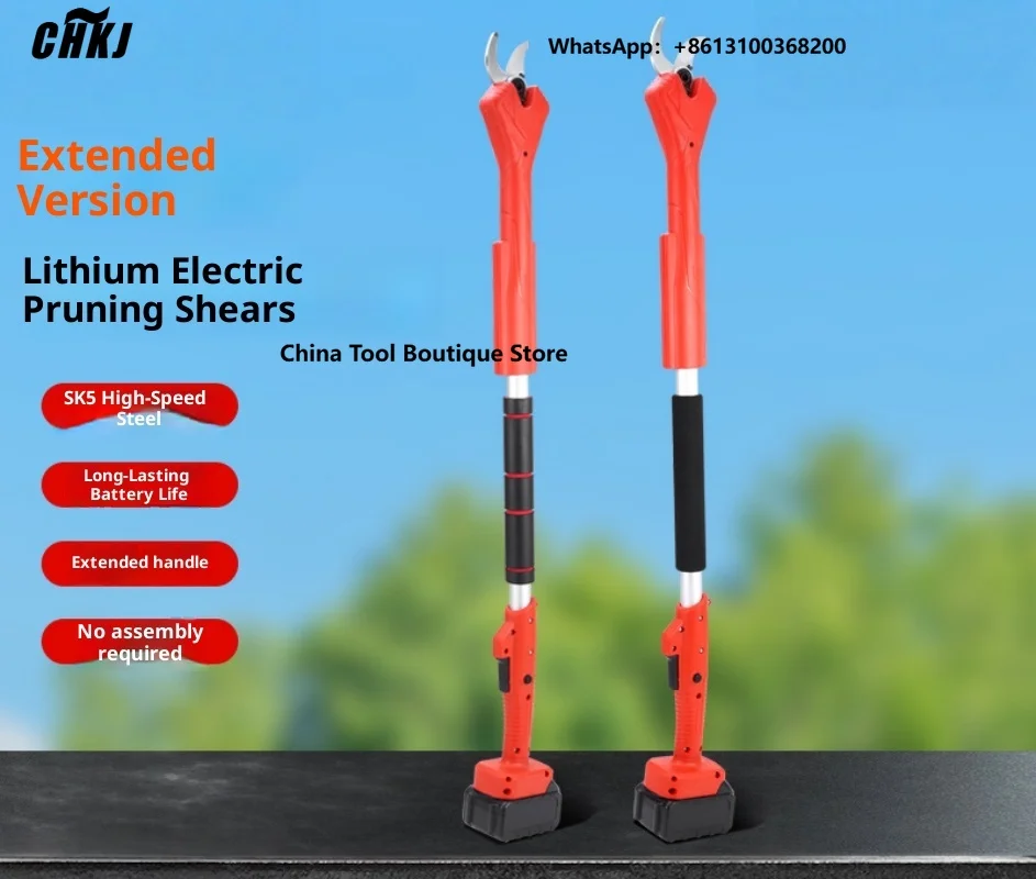Garden Fruit Tree High Branch Thick Branch Extension Electric Pruning Shears Tesoura De Poda A Bateria Tijeras De Podar 정원