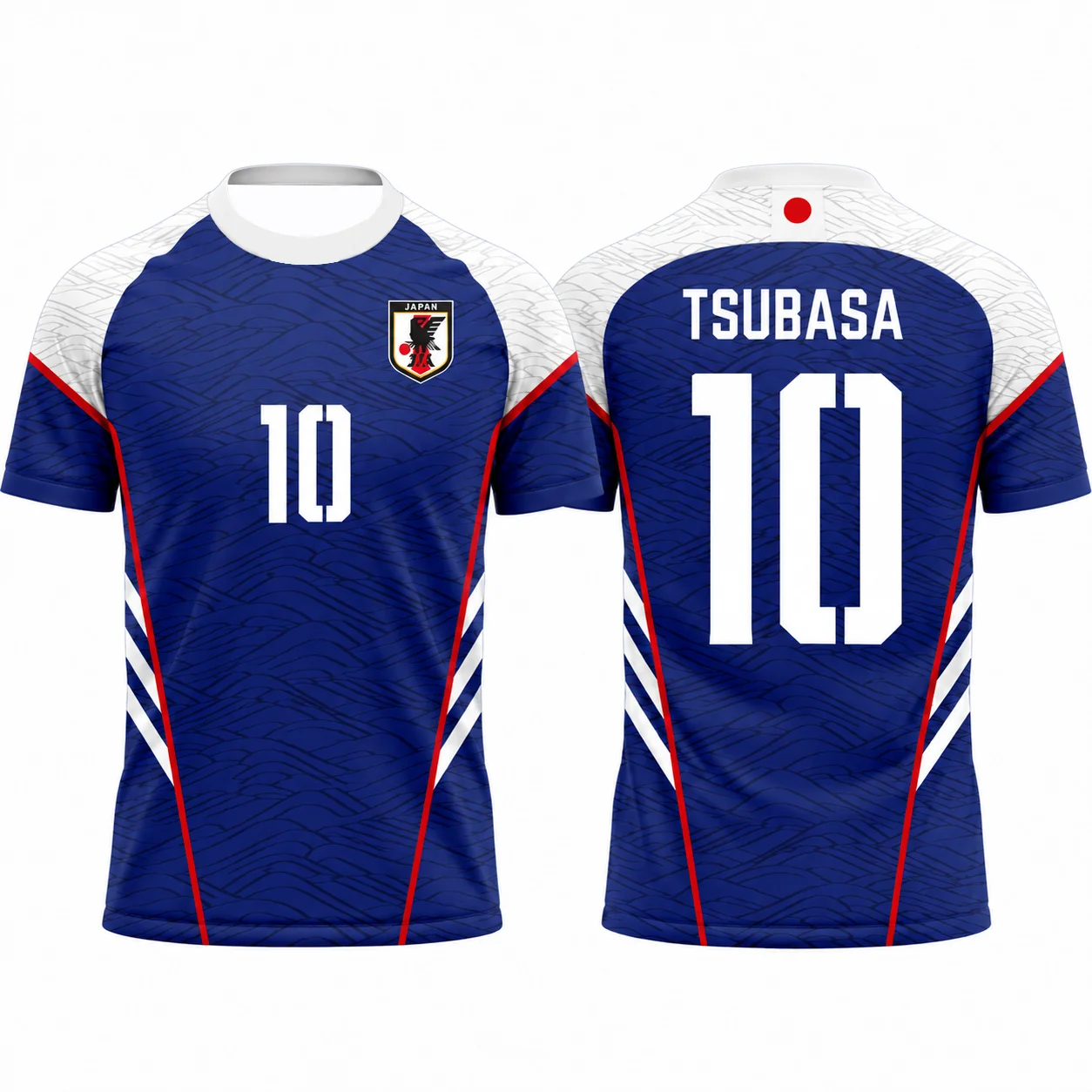 2026/27 Japan Soccer Jersey Tsubasa No.10 Football Shirt Anime Inspired Retro Fan Jersey Men Women Kids Short Sleeve Sportswear
