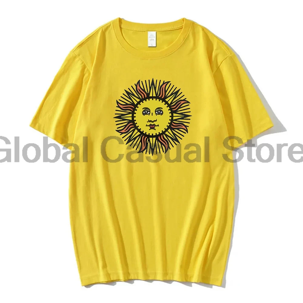 I Saw the TV Glow Merch T-shirt 2024 Horror Movie Sun Face Tee Crewneck Short Sleeve Streetwear Women Men Cosplay Clothes image 6