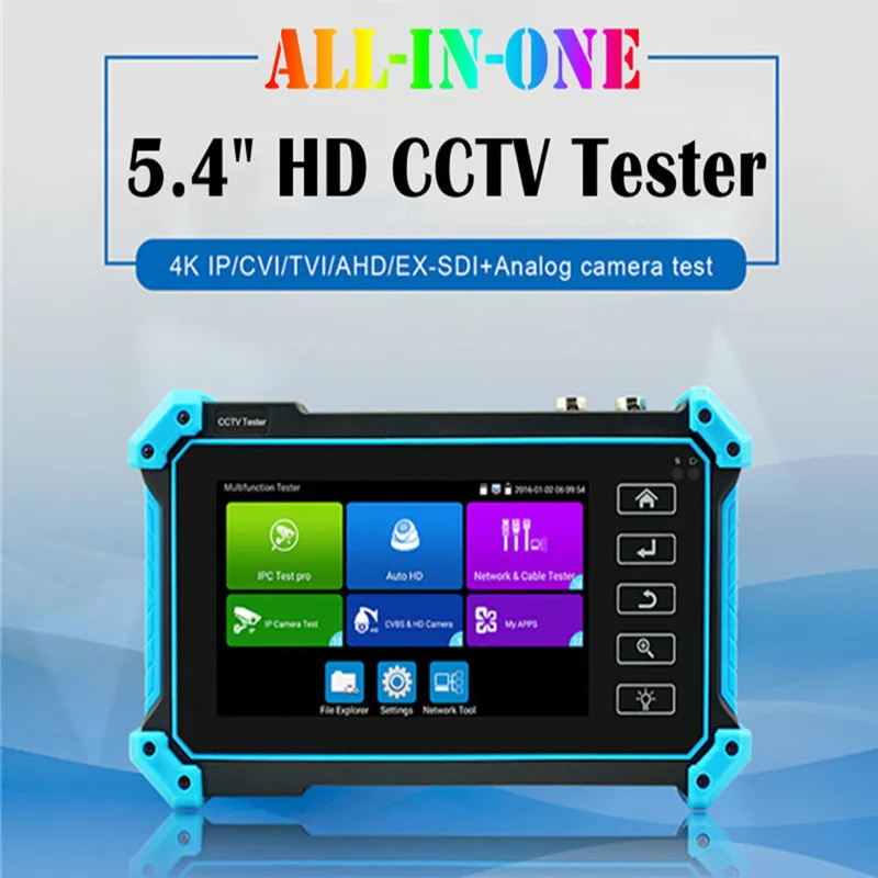 ipc 5200c plus Cctv Tester Rear Camera Monitor HD Lan Tester Cctv Tools Cftv Iptv Test Rj45 Network Cable Tester Ip Cameras Test