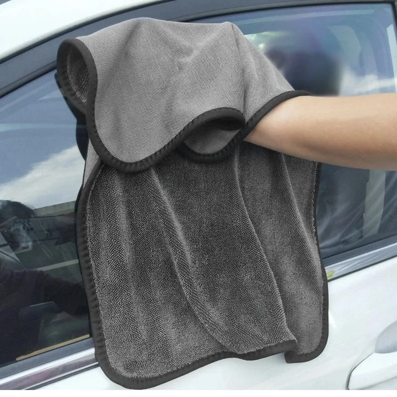 Professionele Car Cleaning Handdoek Verdikte Ultrafijne Vezel 600GSM Auto Wassen Accessoires Sneldrogende Doek Niet Beschadigt de Auto