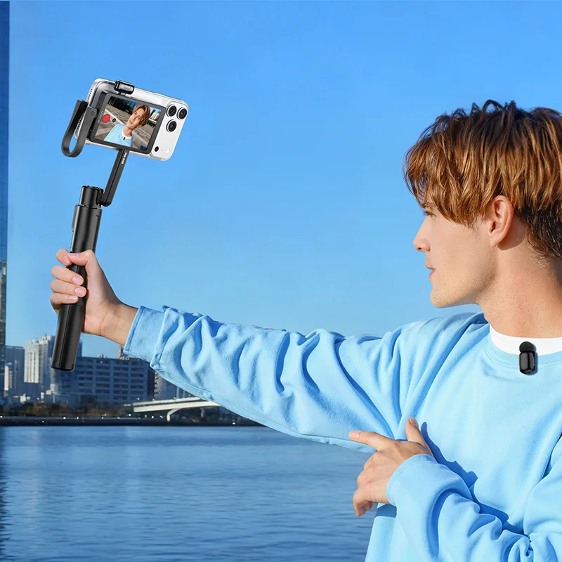 Ulanzi VM1 Vlog Selfie Monitor Scherm voor iPhone 17 16 15 Android Smartphone 4K Magnetisch voor Studio Vlog Fotografie Opnames