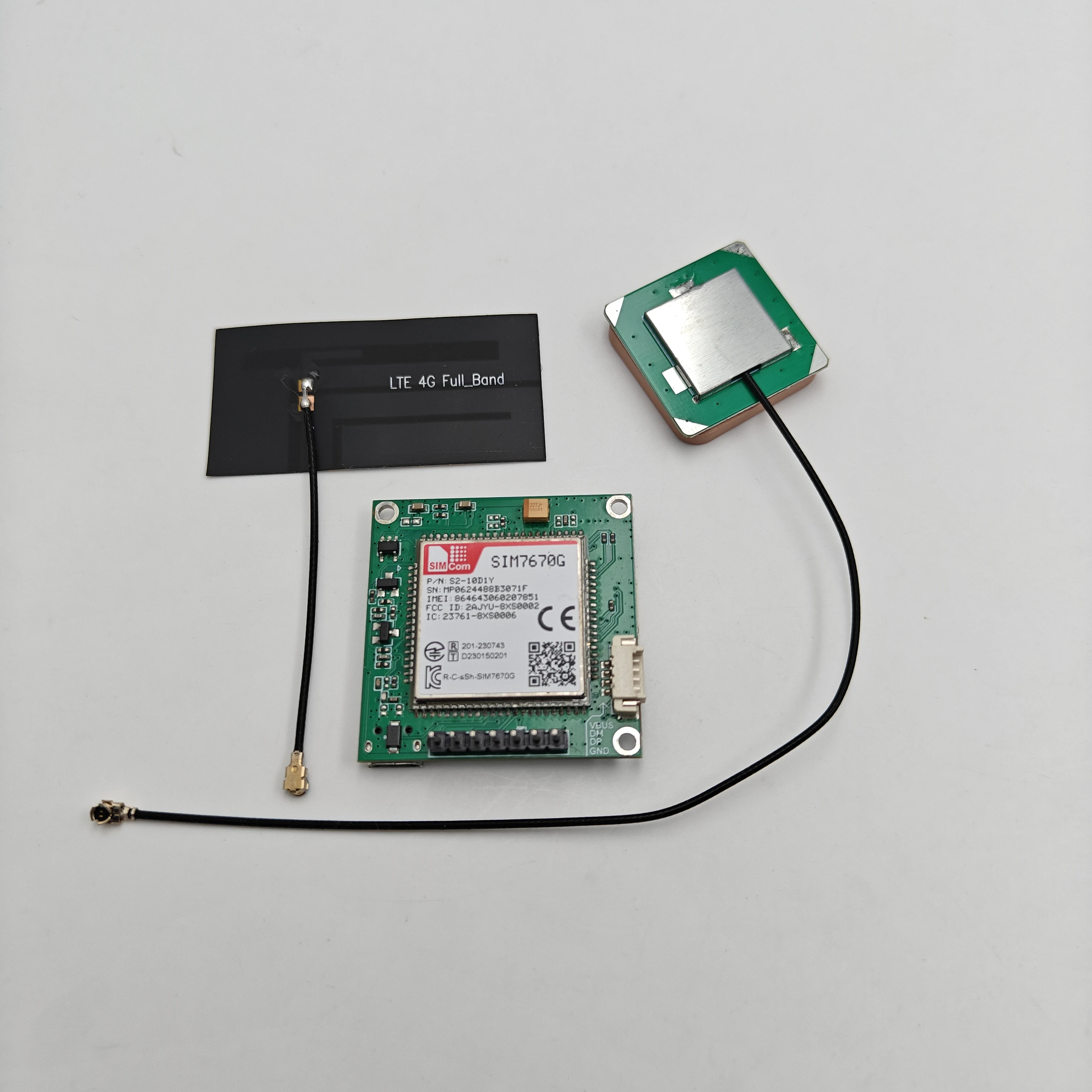 SIMcom Core Board SIM7670G Development Board LTE CAT1+4G+Qualcomm Chip With GPS antenna