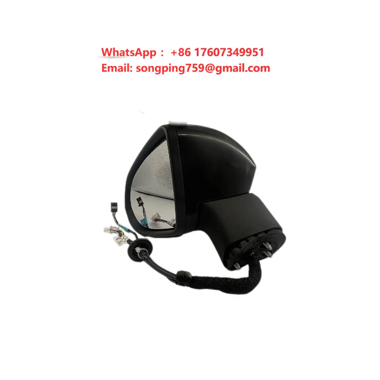 High Definition Foldable Rearview Side Mirror Assembly for BYD Qin PLUS EV/DM I Body Parts with Scratch Avoidance Feature