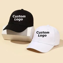 Custom Design Logo Personalized Pattern Printed Baseball Cap Women Man Casual Solid Color Hip Hop  Snapback Dad Adult Hat