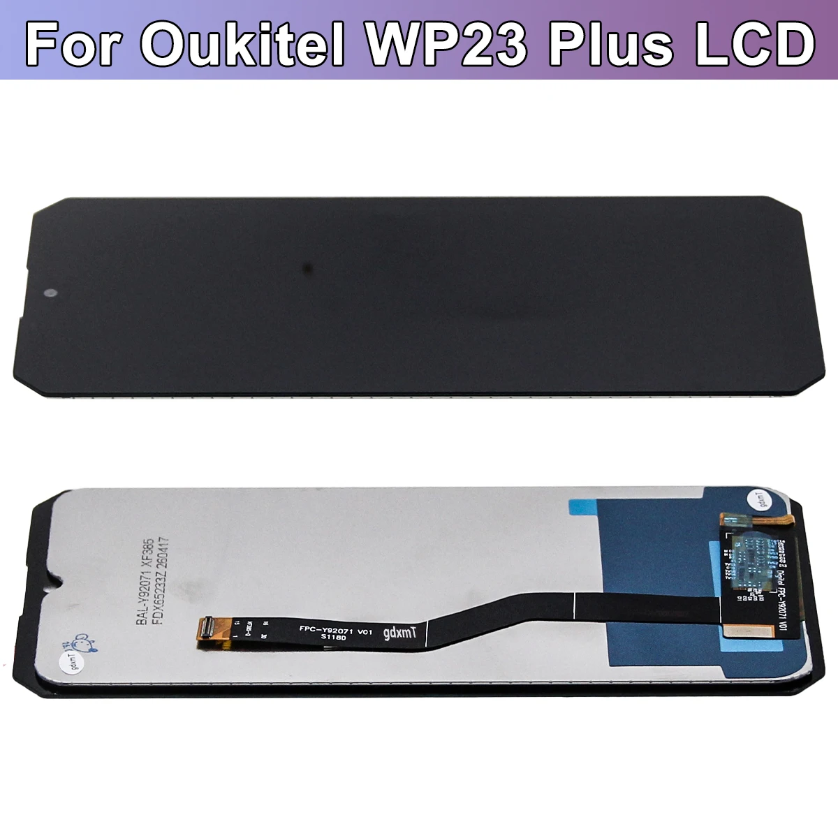 6.52'' Touch Screen Display for Oukitel G1 WP23 plus WP28E WP28S WP38 WP36 - Replacement LCD Parts for Mobile Devices