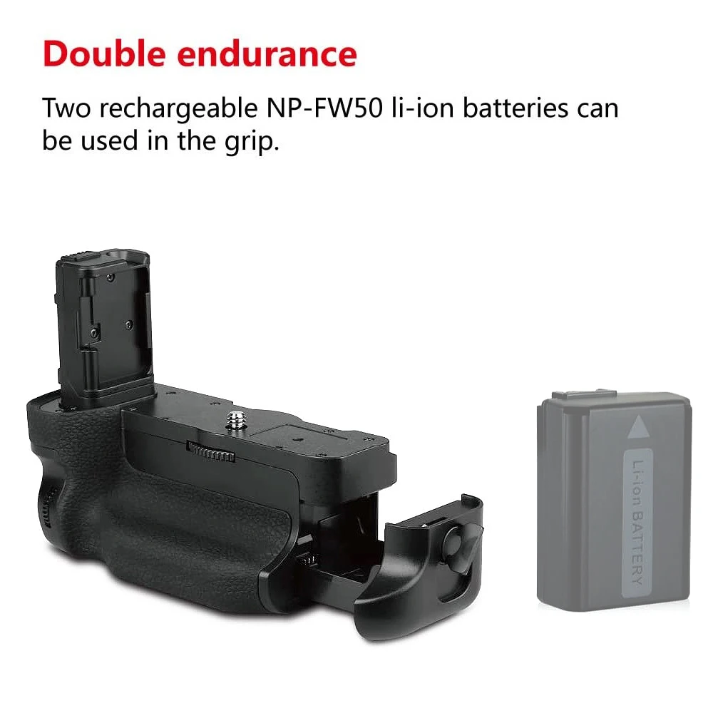 Meike MK-A7II Pro Professional  Vertical Battery Grip with 2.4 G Wireless Remote Control for Sony A7II A7MII A7RII A7SII Camera