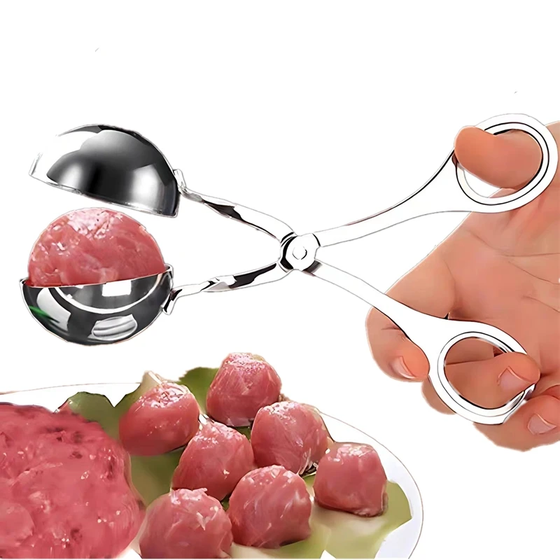 

Meatball Maker Clip Fish Ball Rice Ball Making Mold Stainless Steel Form Tools Kitchen Gadgets cuisine cocina Bar Set