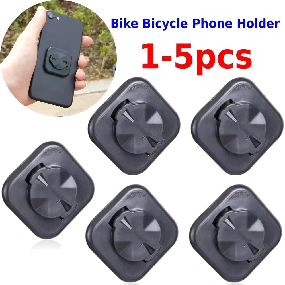 Soporte de ordenador para bicicleta, pegatina de parche trasero para Garmin Bike, teléfono móvil, ordenador, velocímetro GPS, soporte de montaje, 1-5 uds.