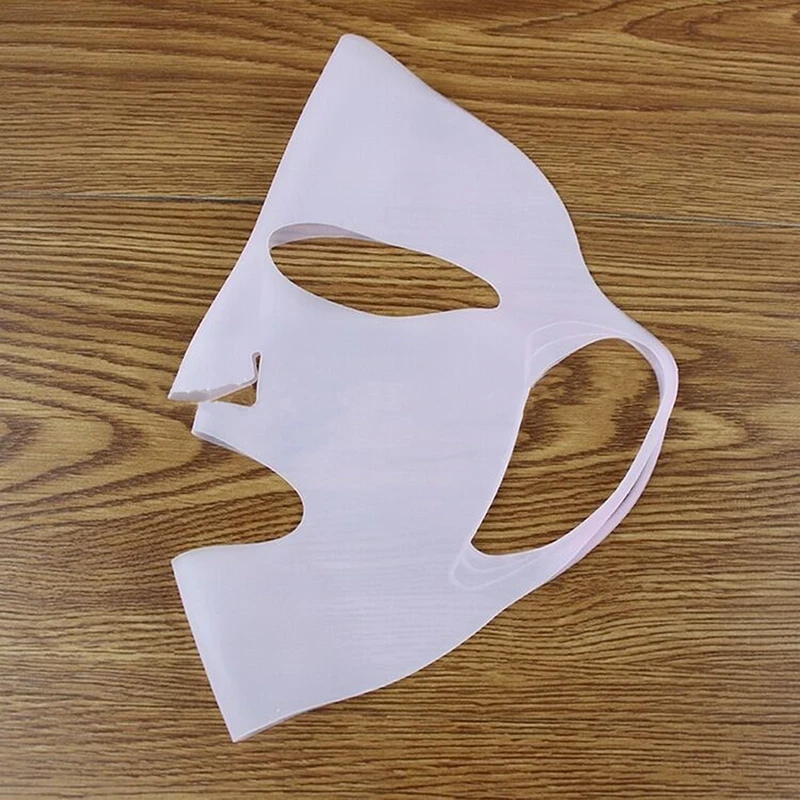 1PC Waterproof Moisturizing Sheet Mask Women Face Skin Care Cover Tool Reusable 3D Silicone Beauty Face Hydrating Mask Cover