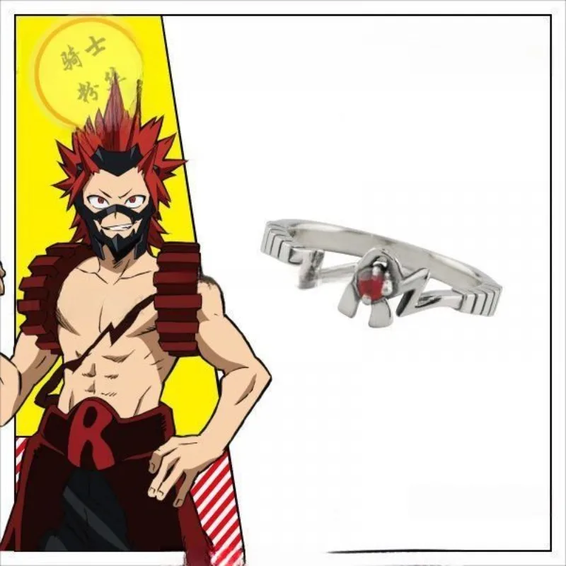 

New My Hero Academia Bakugou Katsuki Midoriya Izuku Same Style Ring Cartoon Accessories Anime Peripherals Cosplay Props Gifts