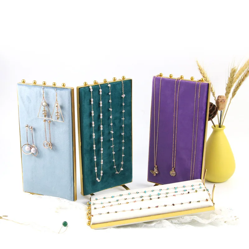 Upscale shops night market stalls jewelry wearing jewelry rack receive display props earring display shelf