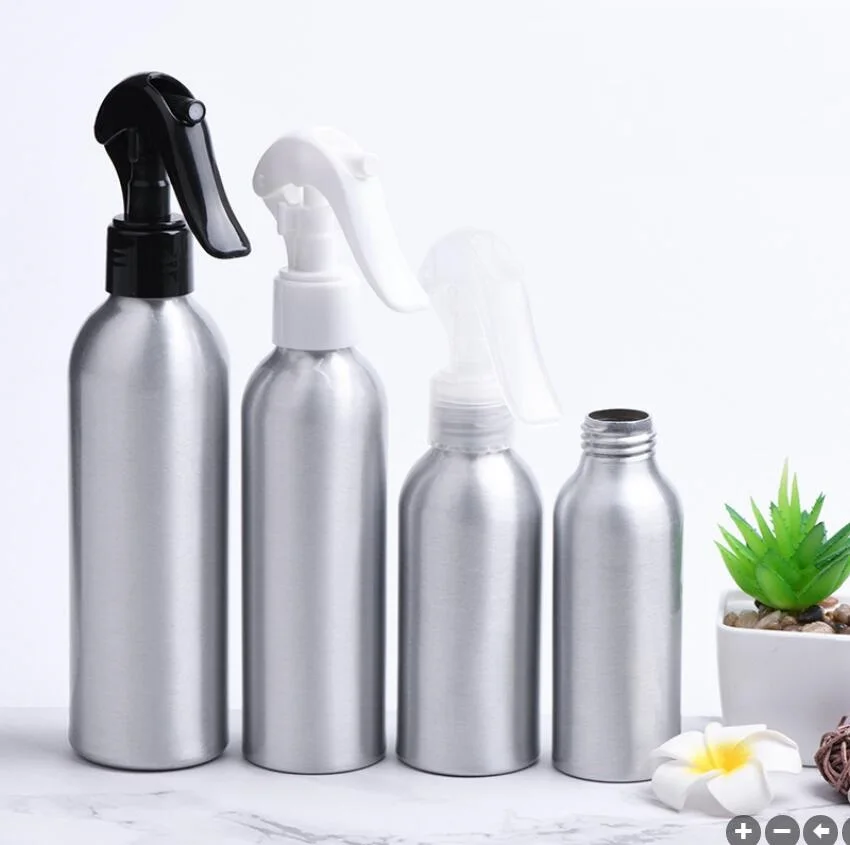 250ml Aluminium metal bottle mouse shape mist sprayer pump facial toner perfume water oil toilet skin care cosmetic packing