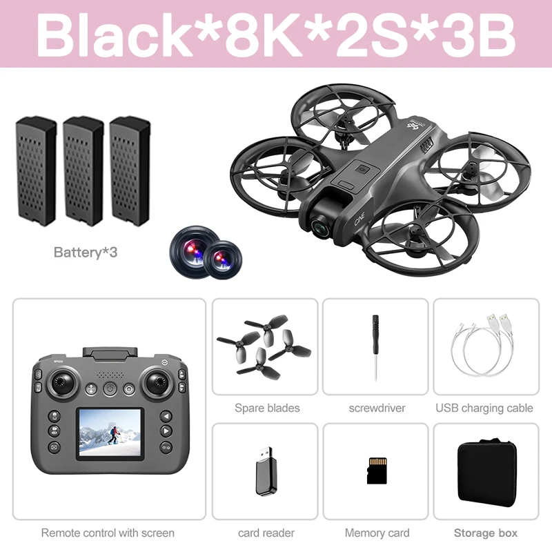Xiaomi Mijia V666 Mini 5G Drone WiFi Professional Aerial 8k Dual Camera Intelligent obstacle avoidance Brushless Quadcopter Toy