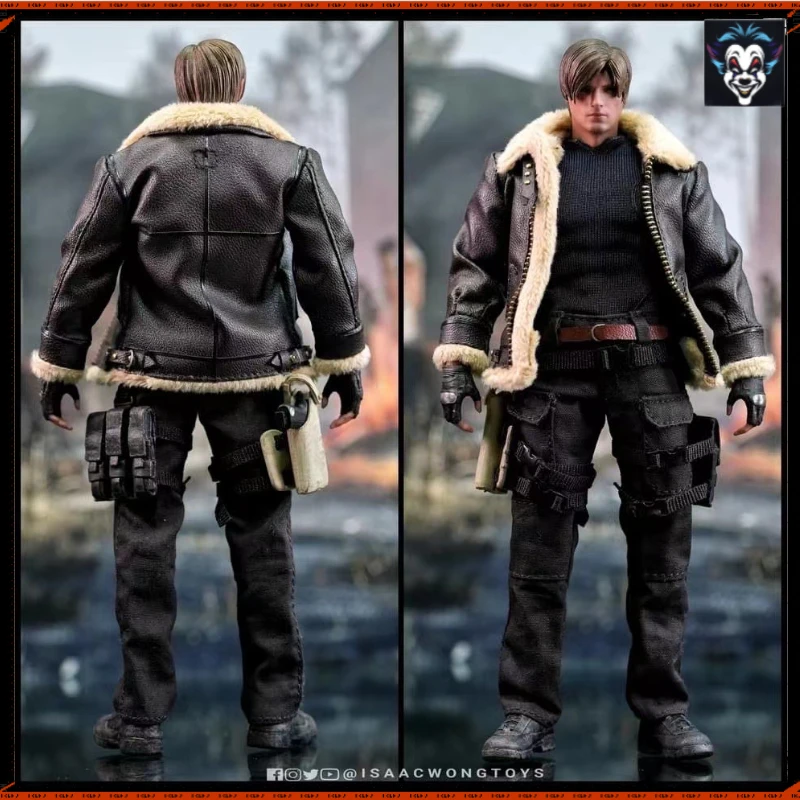 In Stock Original Patriot Studio 1/12 Male Soldier Leon Kennedy FLIGHT JACKET Cothes Full Set 6inch Action Figure Toys Gift