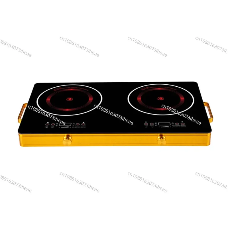 Y612-2 Multifunction Desk Drop-in Hot Plate 2 Burner Electric Stove Ceramic Hob Smart Electric Infrared Double Induction Cooker