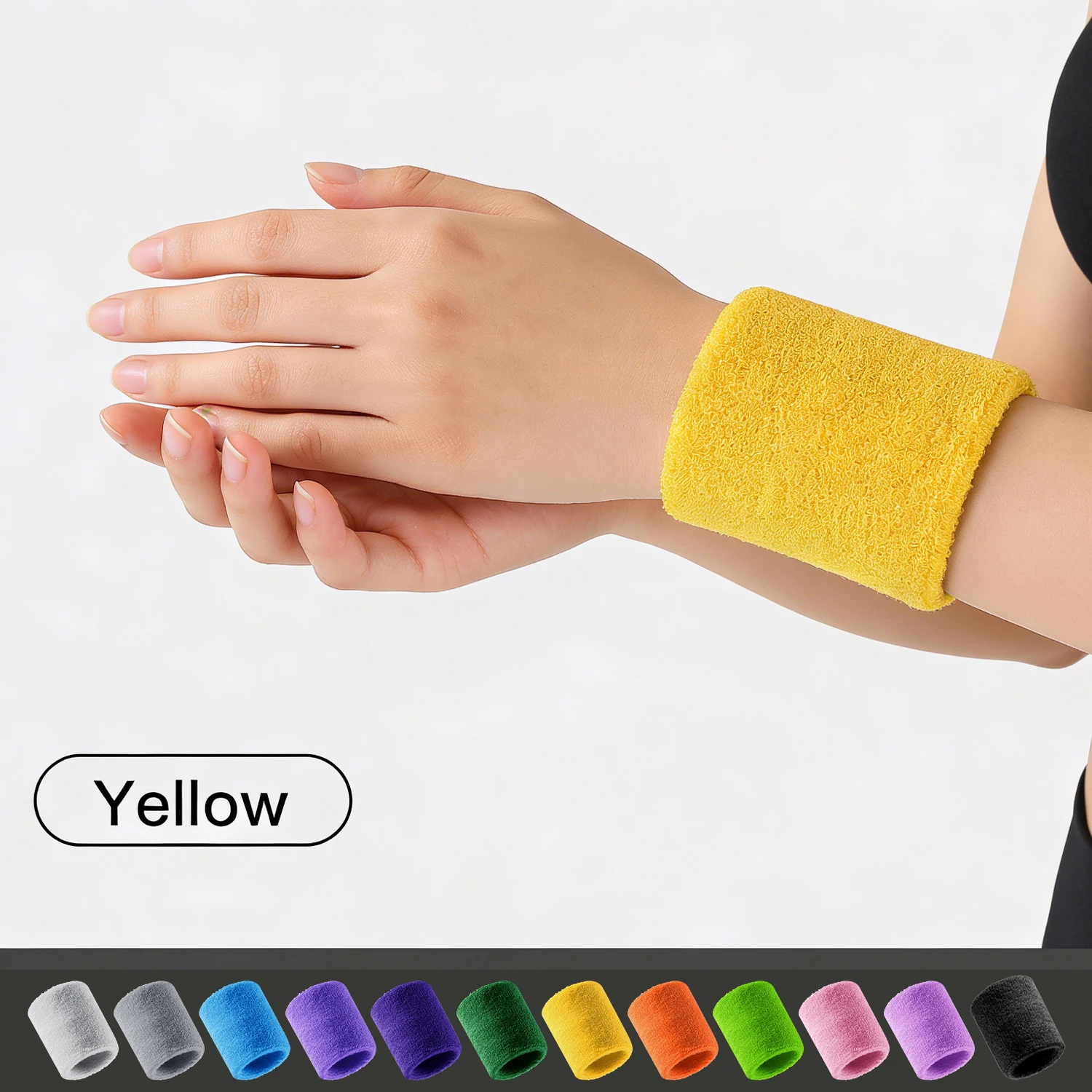 Towel Sports Wrist bands Tennis Sweat Bands Wrist Guard Basketball Fitness Sweatbands Wrist Wrap Wrist Protection Badminton