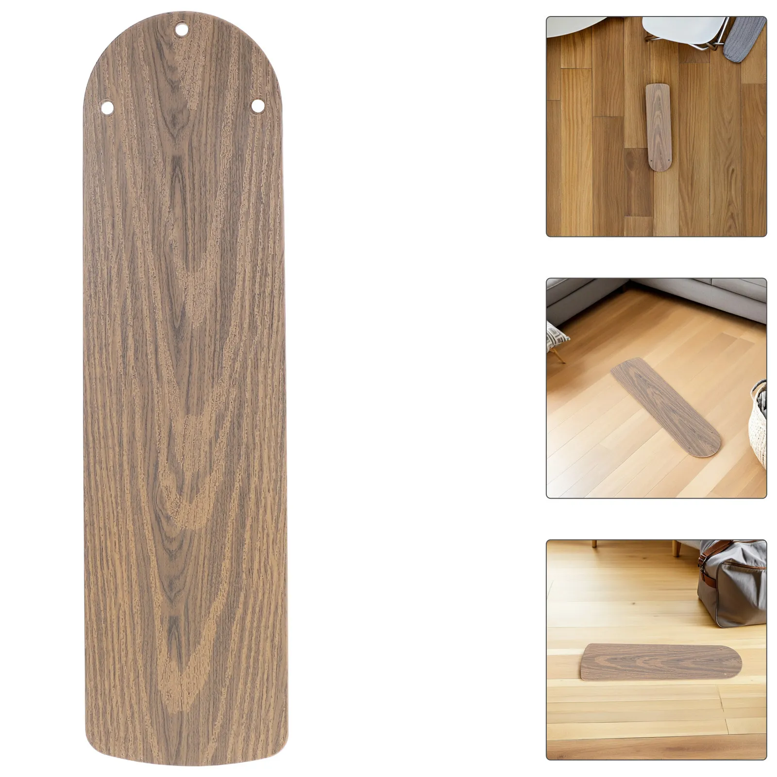 Plastic Ceiling Fan Blade Replacement Wood Grain Pattern Easy Install for Home Office School Ceiling Fan Parts