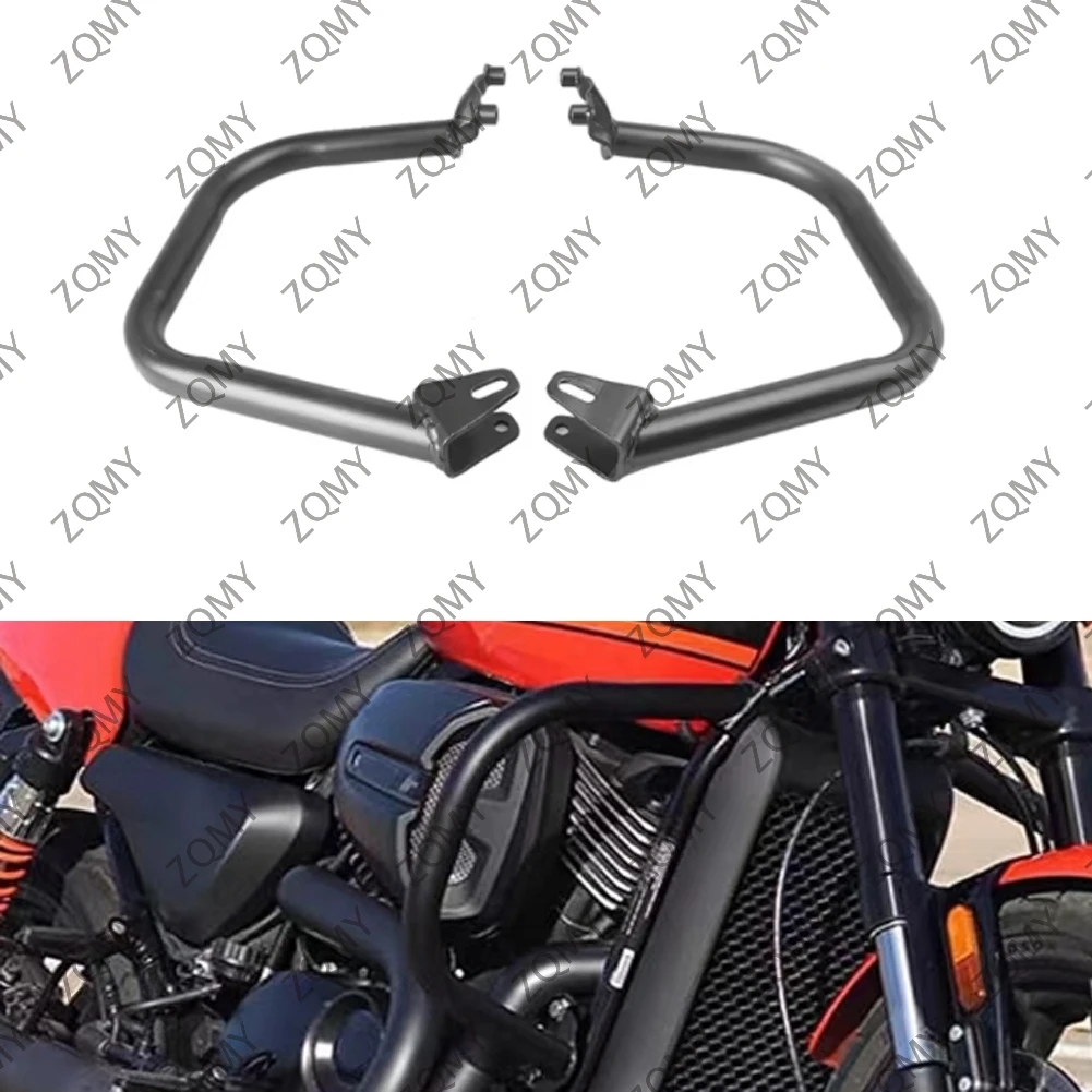 

Motorbike Engine Guard Highways Crash Bar Protector Guard For Harley Davidson STREET 750 500 2015 2016 Black