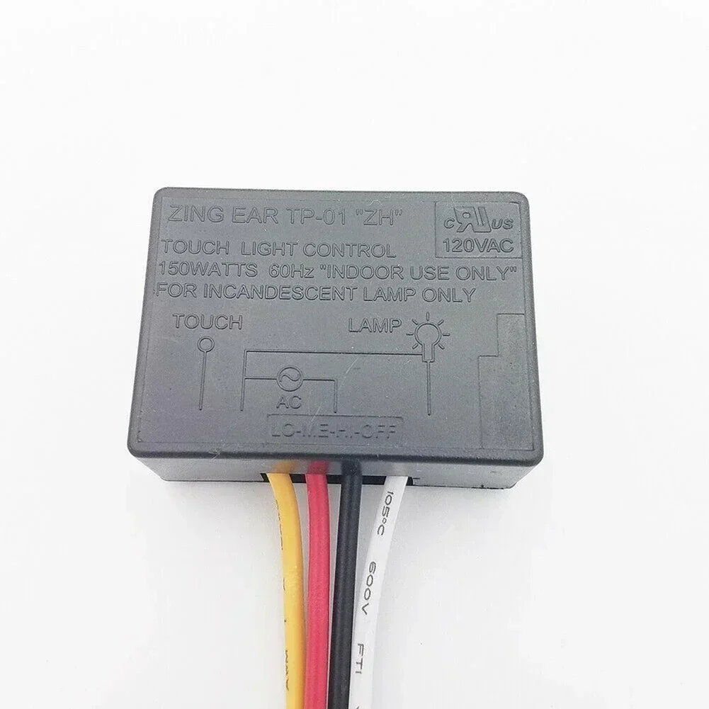 Zing Ear Module Sensor 3 Way Touch Lamp Circuit Connection TP-01 ZH 120 Volt - 60 Hz Dimmer Switch Easy To Use