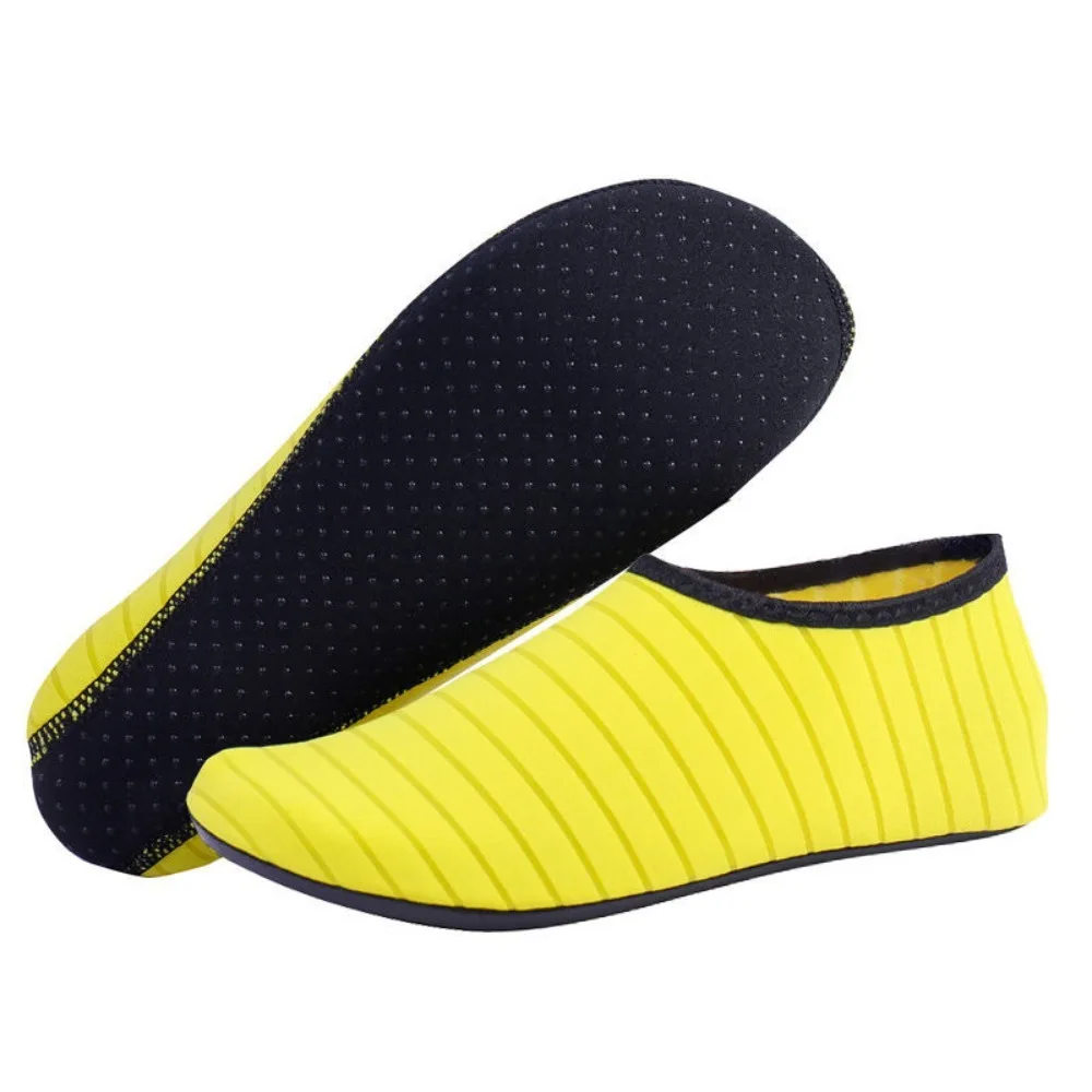 1 Pair New Unisex Aqua Socks Lightweight  Soft Cloth-padded Water Socks Non-Slip Swim Socks for Swimming, Diving & Beach