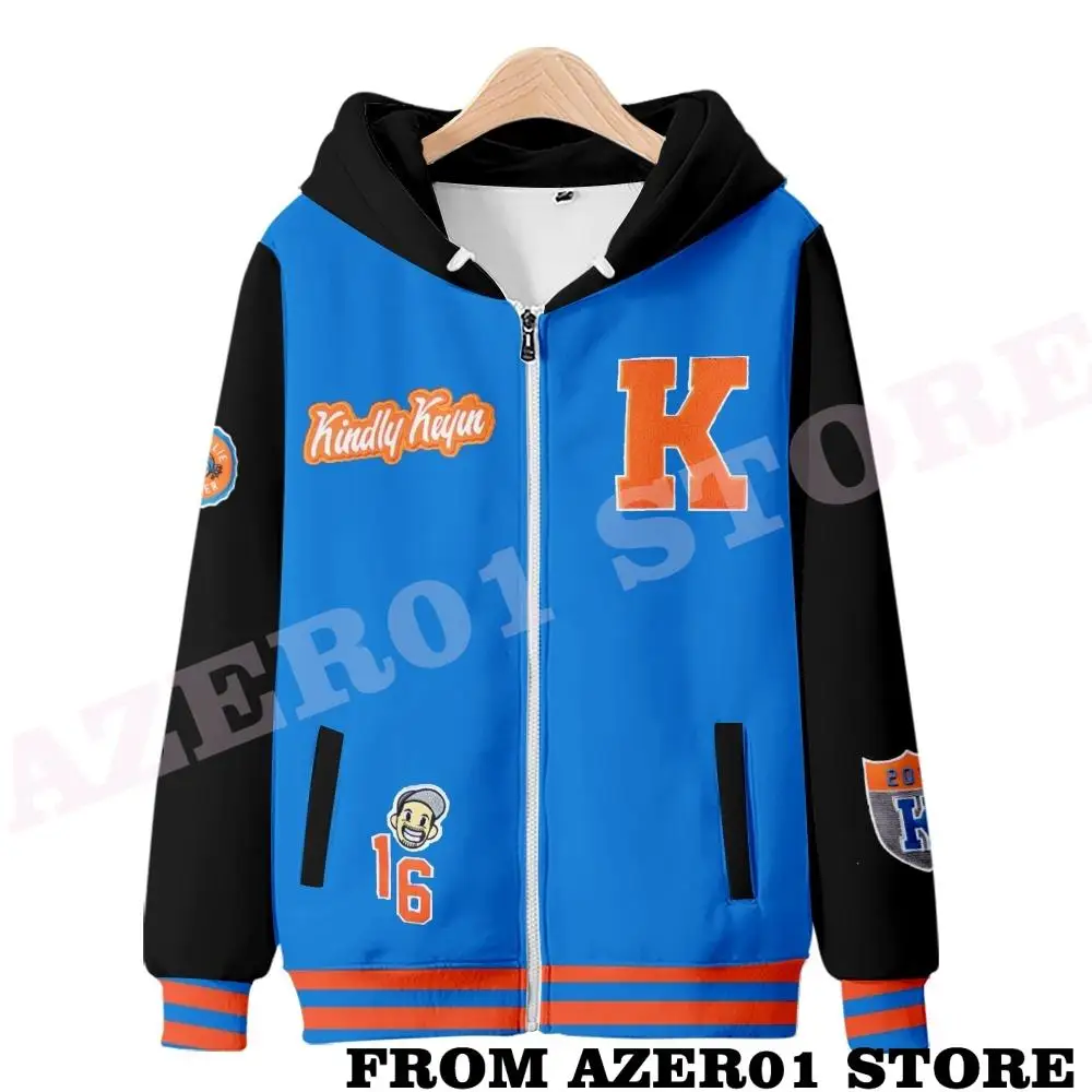 

Kindly Keyin Team Keyin Varsity Jacket Merch Crewneck Sweater New Zipper Hoodies Merch Winter Men/Women KPOP Sweatshirt Cosplays