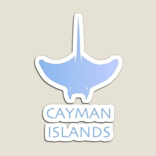 Cayman Islands Stingray  Magnet  Baby Funny Colorful Decor Children Holder Kids Home Cute for Fridge Organizer Magnetic Toy