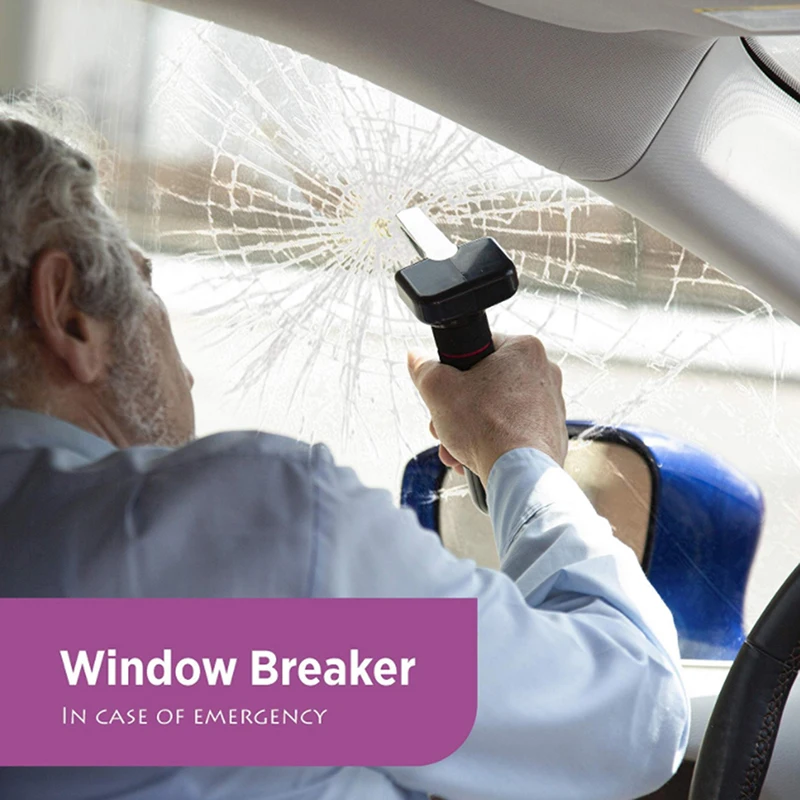 مقابض مساعدة باب السيارة المحمولة لكبار السن متعددة الوظائف قاطع حزام الأمان لكبار السن كسارة نافذة محددة #4