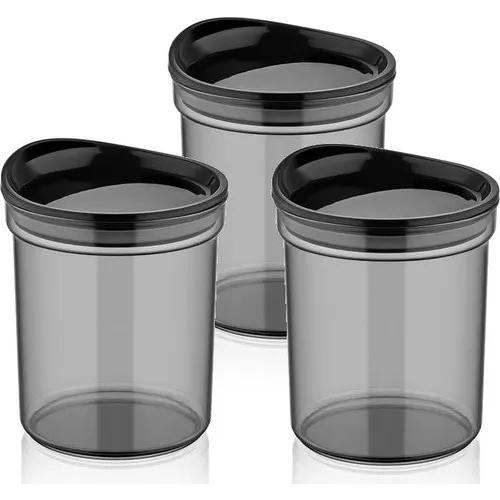 Qlux 3'lü Compact Storage Container Set Midi 850 Ml. L-00524