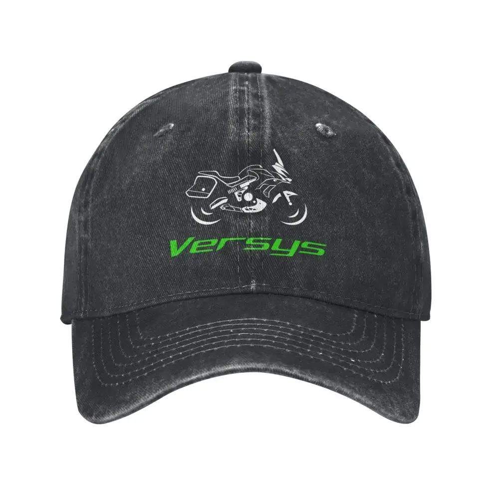 KAWASAKI VERSYS 650 Baseball Cap Men Women Snapback Trucker Fashion Mesh Hat Outdoor Sport Running Adjustable Gift