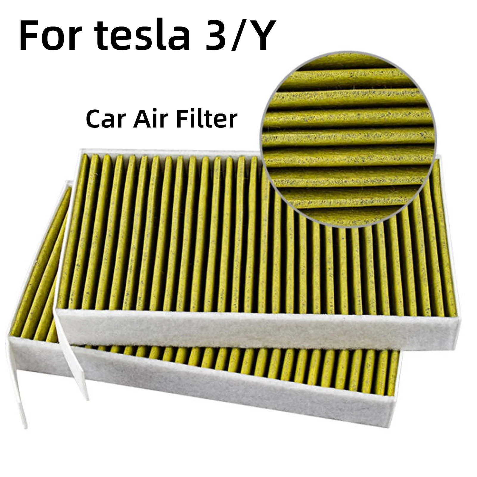 Filtro aria per auto calda per Tesla Model 3 Y 3rd filtro abitacolo per condizionatore d\'aria con sostituzione a carbone attivo Model3 accessori