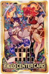 Yugioh Cards Game Hourglass Style Field Center Card Mikanko Fire Purification Dance Figures Acrylic Partition Separation Cards