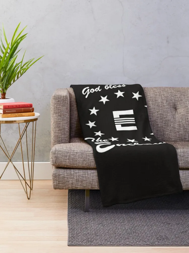 God Bless The Enclave logo - High quality Essential T-Shirt Throw Blanket Single halloween Blankets