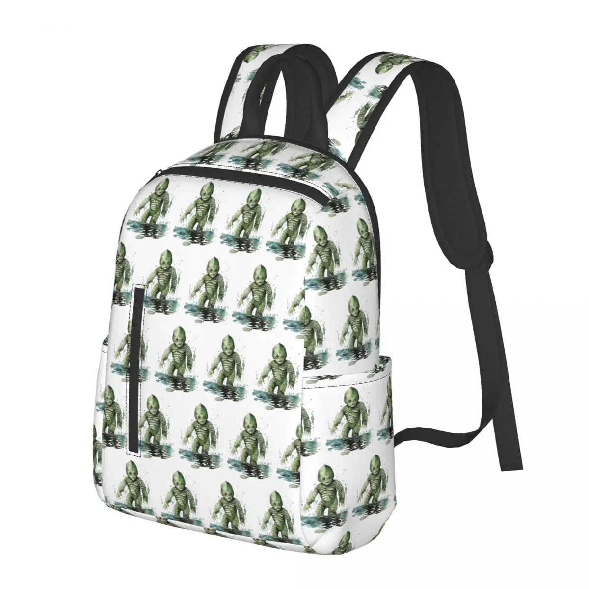 

Horror Icon Creature Student Backpack School Bag Hiking Travel Daypack for Men Women Bookbag Shoulder Bags
