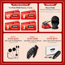 Bluetooth Motorcycle Helmet Intercom #6