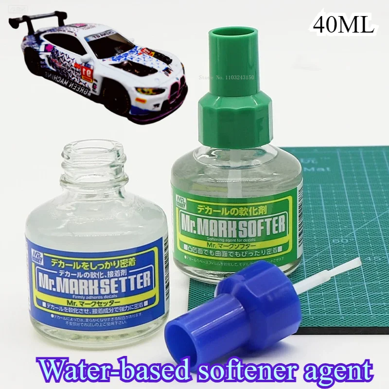 40ML Water Sticker/Softener/Handmade DIY Make BJD Eye Stickers Vehicle Cars Airplanes Model Raw Materials-Water Sticker Softener