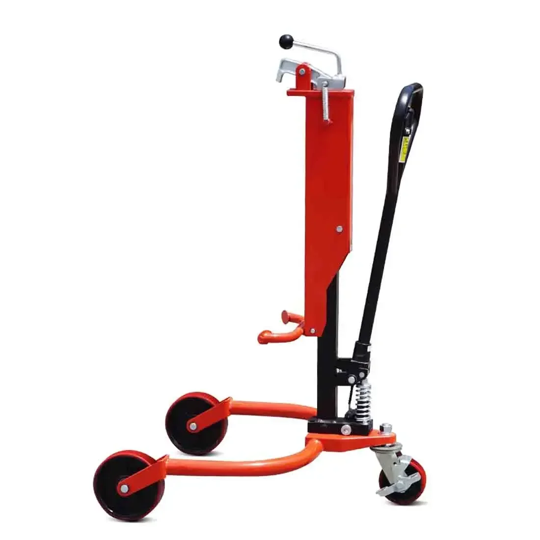 

Trolley oil barrel handling iron barrel loading and unloading manual hydraulic forklift pull 350KG