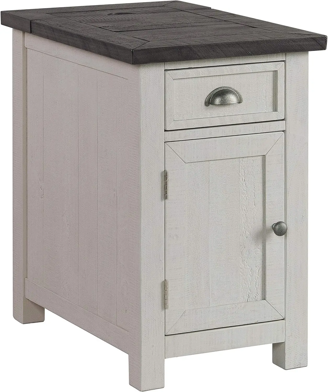 Martin Svensson Home Montery Chair Table, branco com top cinza