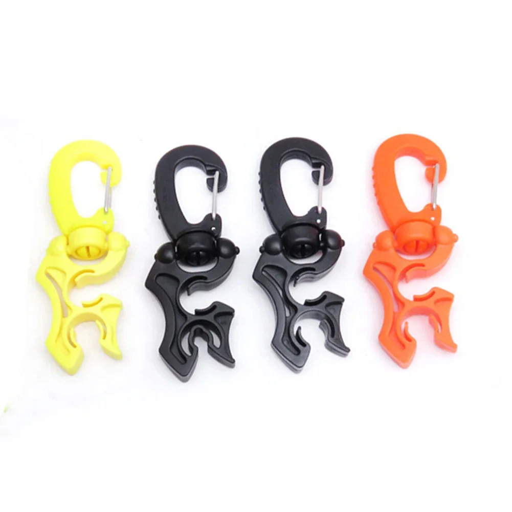 Scuba Diving Double Hose Holder Nylon Keeper Regulator Octopus Retainer With Clip BCD Regulator And Console Accessories