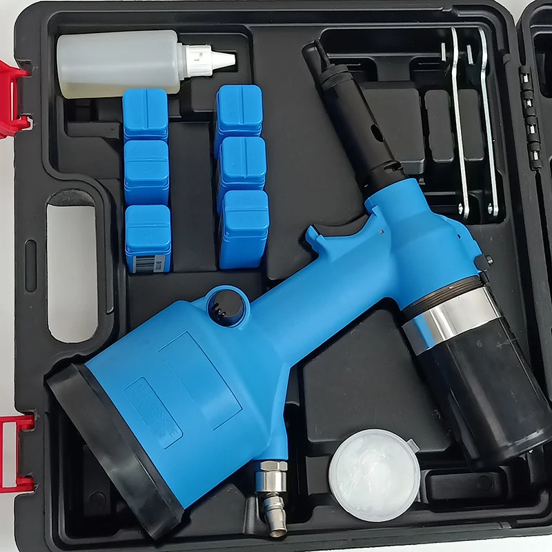 Pneumatic Rivet Nut Gun Kit Industrial Adjustable stroke Pneumatic Hydraulic Automatic Riveter Tools M3-M12 Rivnut Riveting