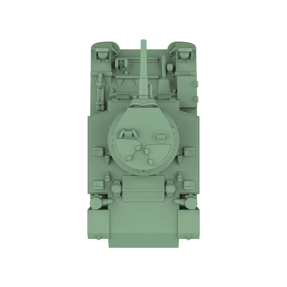 SSMODEL Zestaw Modelarski Militarny Amerykański Lekki Czołg M3A1 Stuart Miniaturowy Statyczny Model do Gier Wojennych 1/144 1/200 1/350 1/700