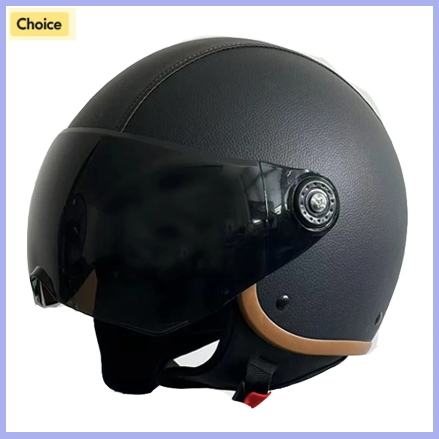 Vantage Retro Helmet Motorcycle Riding Helmet And Women Four Seasons Cute Summer Sunscreen Helmet summer for Harley vespa