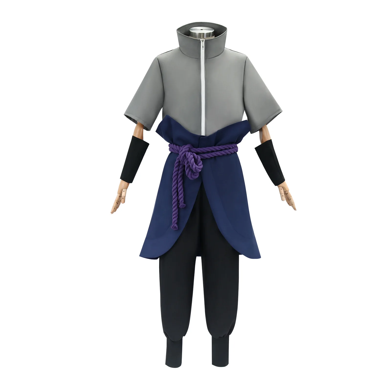 Anime Uchiha Sasuke Costume Cosplay Anime Suit Halloween Comic Clothes Outfit per uomini adulti Ragazzi anziani Comic Clothes Outfit