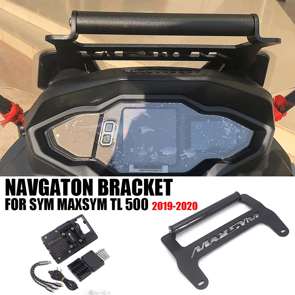 

Front Phone Stand Holder Smartphone Phone GPS Navigaton Plate Bracket Modification accessories For SYM MAXSYM TL 500 TL500 2020