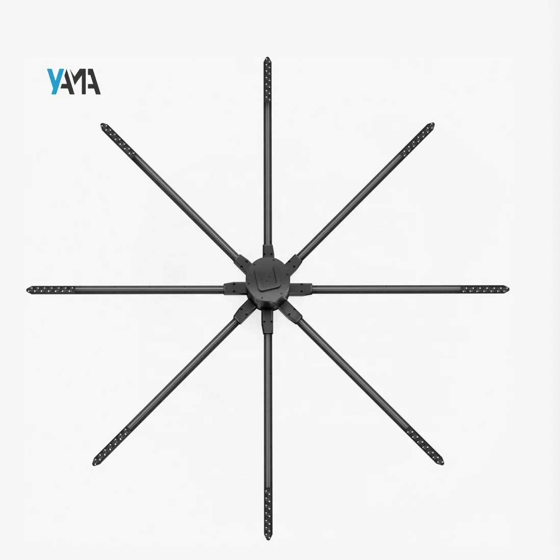 Wyświetlacze reklamowe TFL 180cm z hologramem 3D - innowacyjne urządzenia do efektywnej reklamy hologramowej z użyciem wentylatorów.