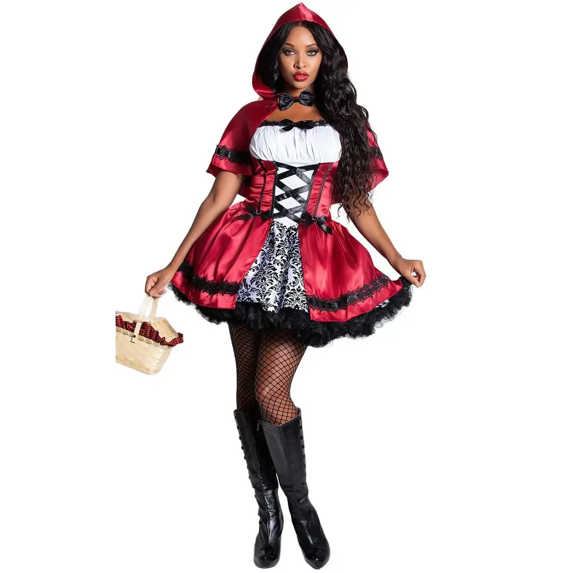 

Adult loween Costume SXXL Wli Clothing Cape Little Red Riding Hood orm Role Plang Par Performance Outfit