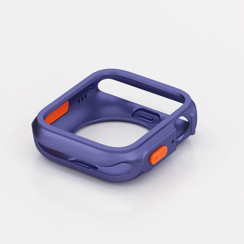 Custodia durevole per Apple Watch Cover 40mm 41mm 44mm 45mm TPU flessibile morbido antiurto senza cornice dello schermo serie iWatch 9/8/7/6/5/4/SE